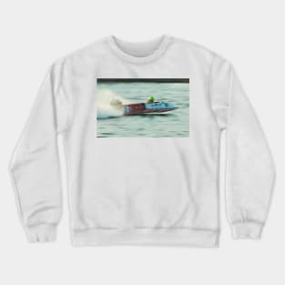 Powerboat Racing at Oulton Broad - OSY400 - Scott Goodings Crewneck Sweatshirt